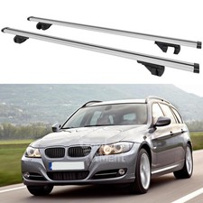 53" Roof Rack Cross Bars Luggage Cargo Carrier For 3 Series Estate E46 E91 F31