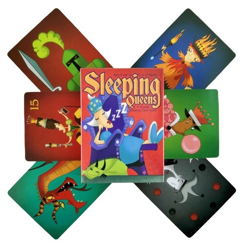 Sleeping queens card game - sleeping,