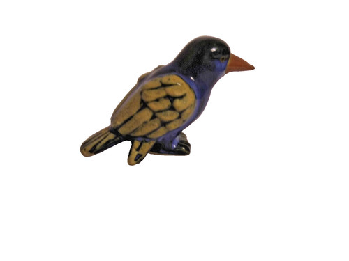 Art pottery sculpture bird - pottery,