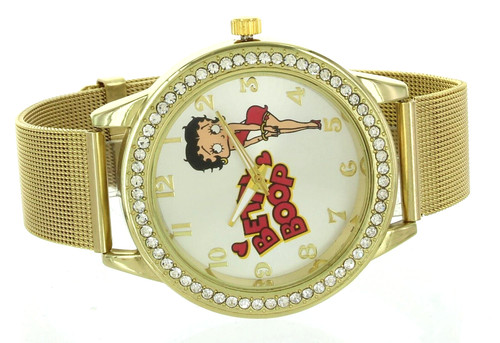 Ladies betty boop gold tone - boop,