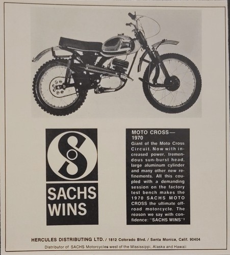 1970 sachs moto - moto, cross