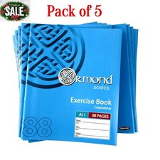 Pack of 5 Exercise Book Copy Writing Notebook School Homework Lined Page UK Sale