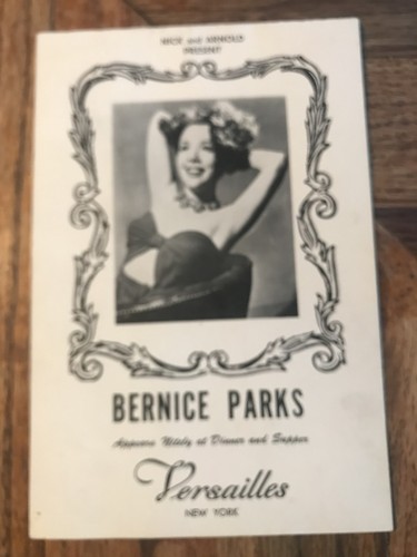 Bernice parks singer - parks,