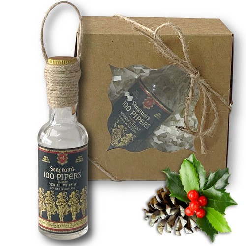 Seagram 100 pipers scotch - seagram's,
