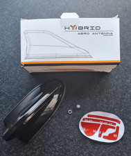 HYBRID Shark Fin Car Antenna – Black – Aero Roof Aerial Upgrade