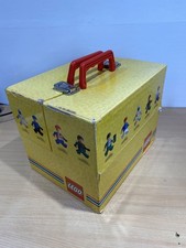 Vintage Lego Carry Box 4 compartments storage + lots pieces bundle parts 3.5kg