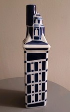 Vintage Sargadelos Tower of Hercules Bottle-Galician Abstract Lighthouse Ceramic
