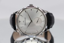 Jager Le Coultre Master Control Thin Stainless Steel Leather 174.8.90.S