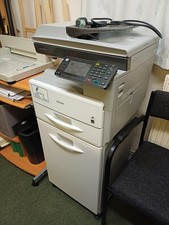 Ricoh Aficio MP 301SPF Mono Laser Printer Copier Scanner Fax Console Type - USED