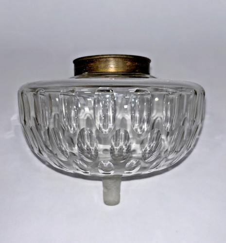 Glass oil lamp - oil, reservoir