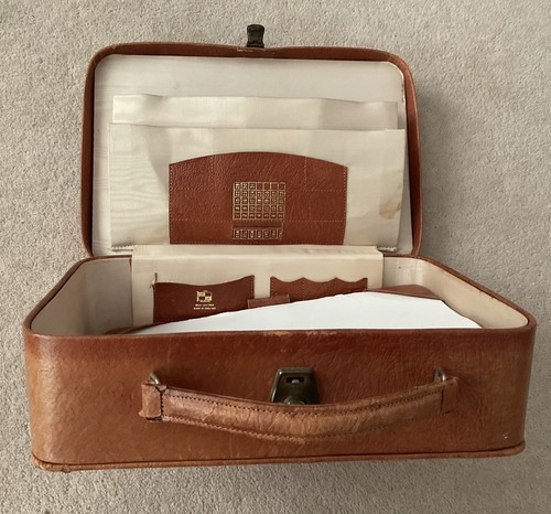 Vintage leather travelling - vintage,