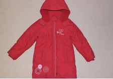 Girls Debenhams Rocha. John Rocha Red Winter Coat age 7 years