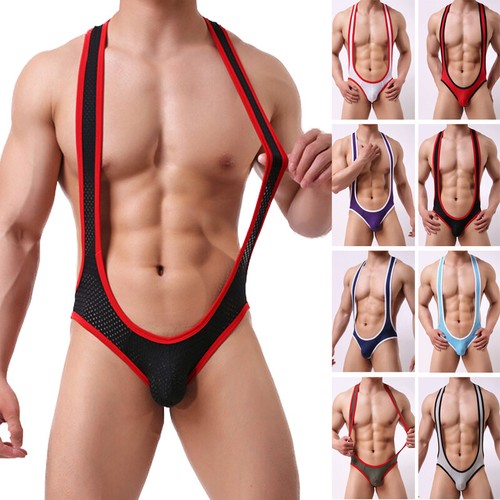 Men jockstrap backless leotard - jockstrap,