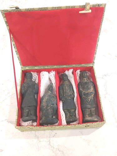 Vintage terracotta warrior - terracotta,
