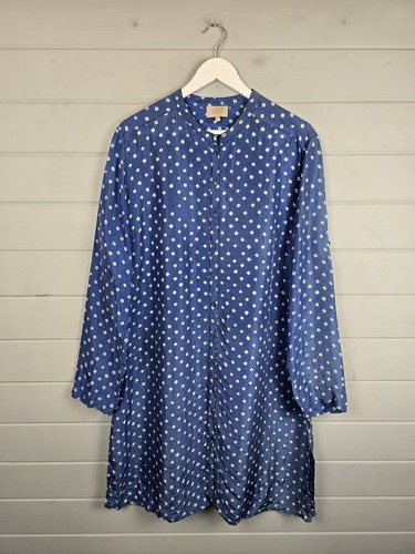 East artisan blue bandhani - east,