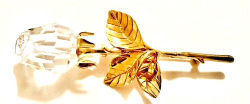 Signed swarovski swan - signed, crystal