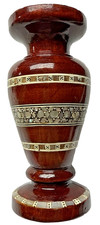 Vtg Egyptian Beechwood Inlaid
