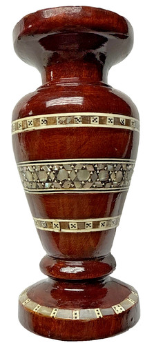 Vtg egyptian beechwood - egyptian, inlaid