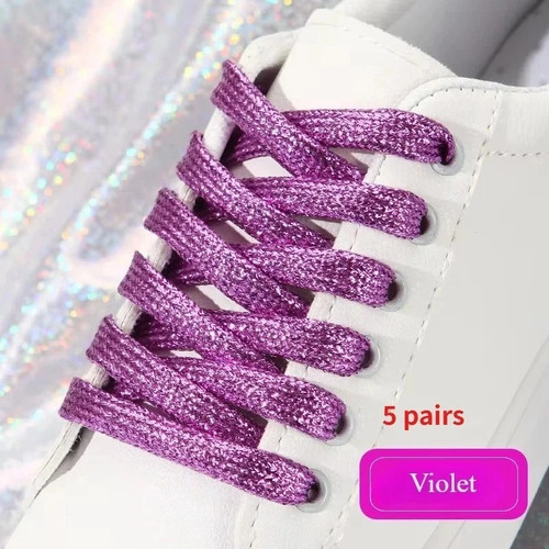 Glitter laces sparkly metallic - glitter,