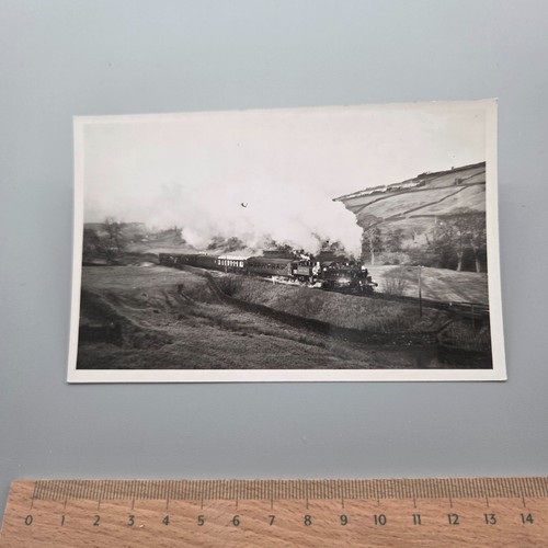 Vintage postcard train - vintage,