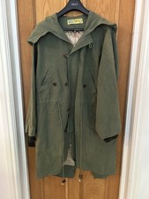 Fake London Large Parka Jacket Coat Used But Very Good Condition Khaki Zip Up
