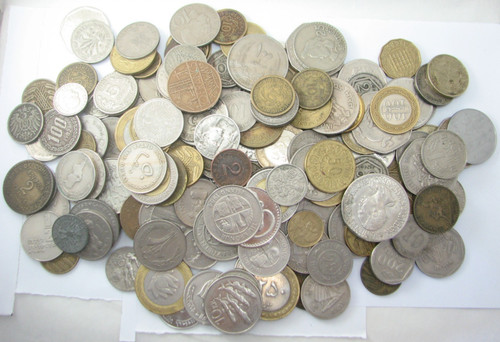 Collection world coins - of,
