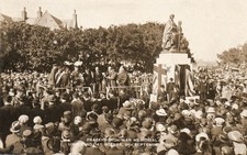 RP POSTCARD Unveiling of Fraserburgh War Memorial 1923, Aberdeenshire, Scotland
