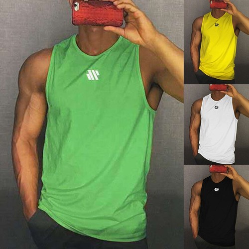 Mens gym training vest fitness - vest,