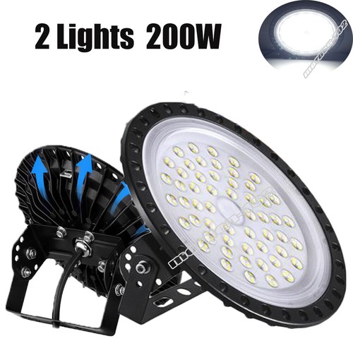 200w led shop light - 2x,