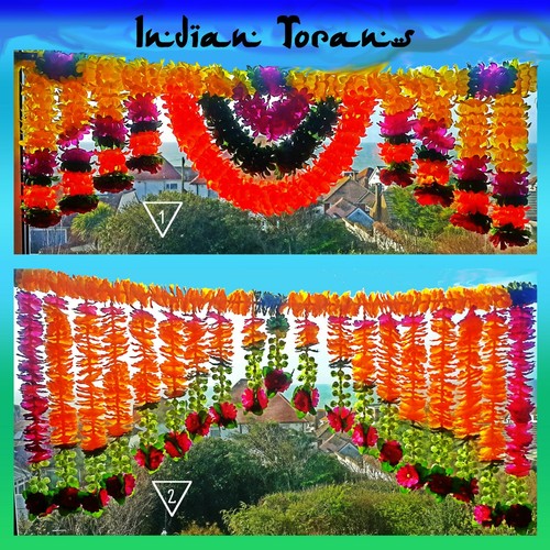 Indian flower toran vivid - flower,