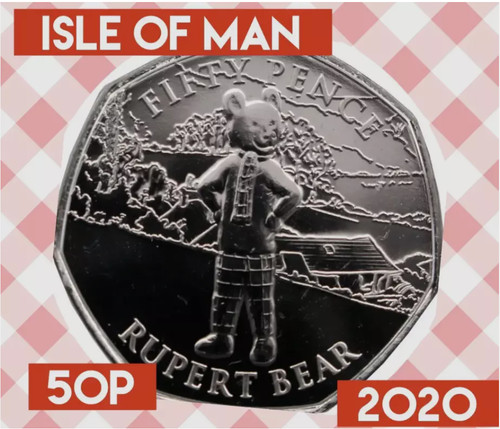 Isle man coin 50p pence - of,