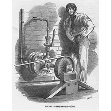 A Rotary Steam Engine -