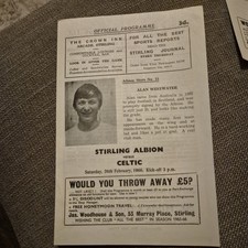 1966 Stirling Albion  v Celtic