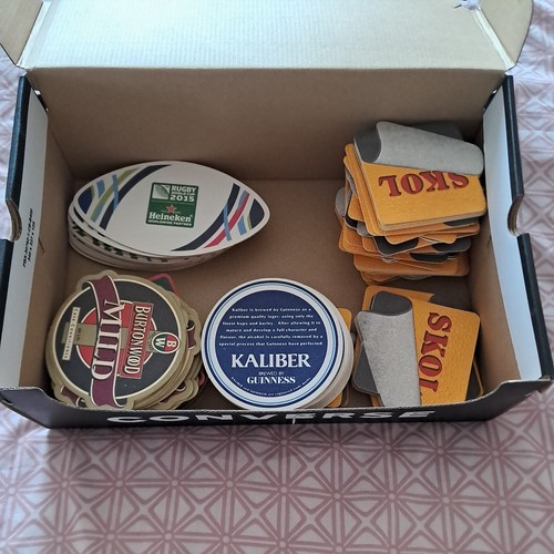 Vintage beer mats - beer,