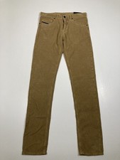 DIESEL SLIM FIT CORD Jeans - W29 L34 - Beige - New Without Tags - Men’s