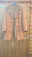 FAB VINTAGE GENUINE SHEEPSKIN COAT JACKET DEL BOY BARRETTS HIPPY BOHO