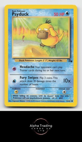 Psyduck common fossil - psyduck, 53/62