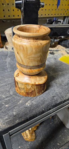 Hand turned live edge - hand-turned,