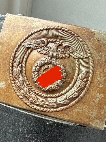 Ww2 leather belt - leather,