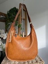 Hidesign Shoulder Brown Leather Hobo Handbag