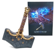 God of War Thor's Hammer Cosplay Prop Ragnarok Mjolnir Hammer 35CM Statue Boxed