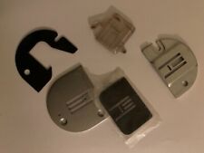 JOB LOT OF 5 ASSORTED SEWING MACHINE ACCESSORIES - FEED/NEEDLE PLATE COVERS