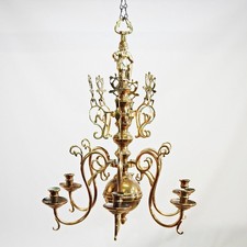 Stunning Antique 6 Arms Dutch