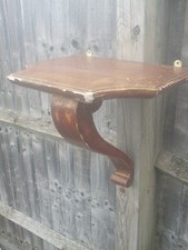 Antique clock wall bracket, large size, 17" wide x 13" deep approx