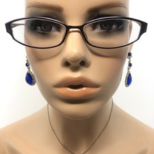 Stepper STS-2014 Glasses Frames Purple Oval Eyeglasses Spectacles Frame Only