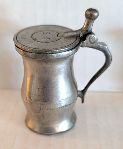 Antique pewter tankard - antique,