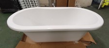 TL2209 BURLINGTON E4 WINDSOR DBL ENDED BATH. WHITE. 150 X 75CM WITH FEET