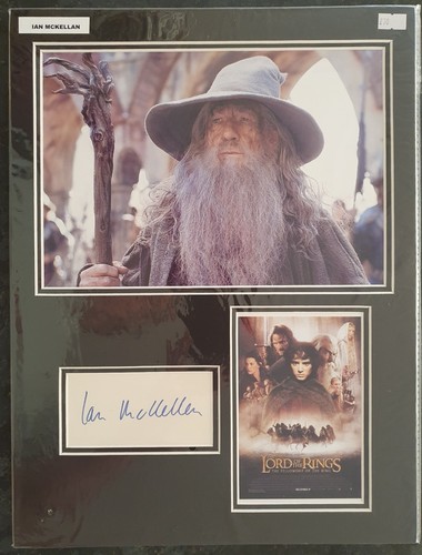Ian mckellen signed 16x12 - ian,