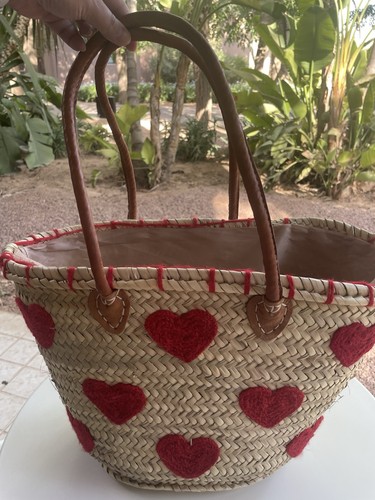 Moroccan basket french market - moroccan,