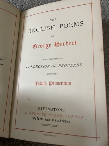 The english poems george - of,
